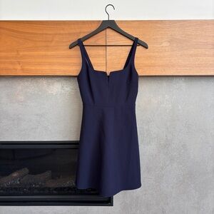 NWT LIKELY FLARED CONSTANCE MINI DRESS IN NAVY, SIZE 2
